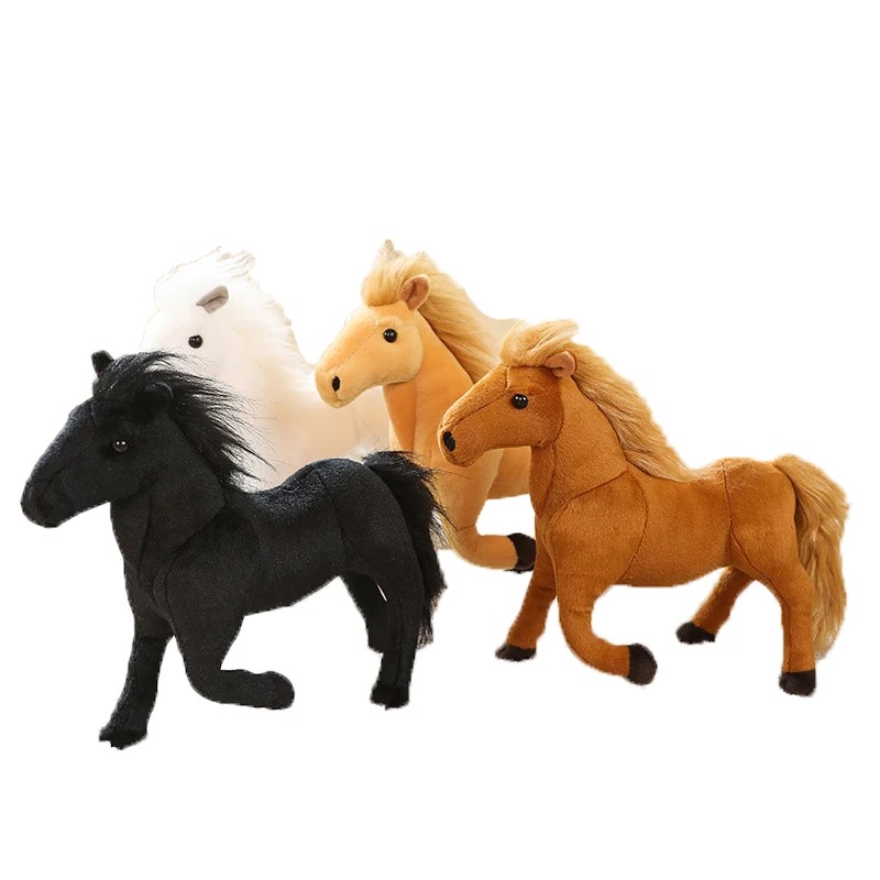 Peluş yılkı atları 40 cm