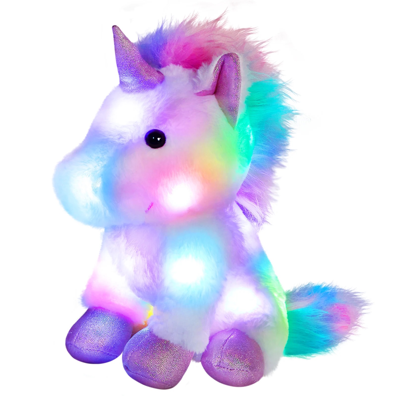 Peluş ışıklı poni 40 cm