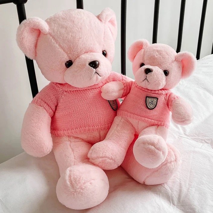 Peluş elbiseli ayı 45 cm