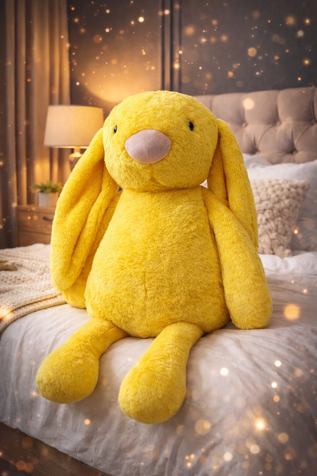 Tavşan peluş oyuncak 75 cm lüx kumaş