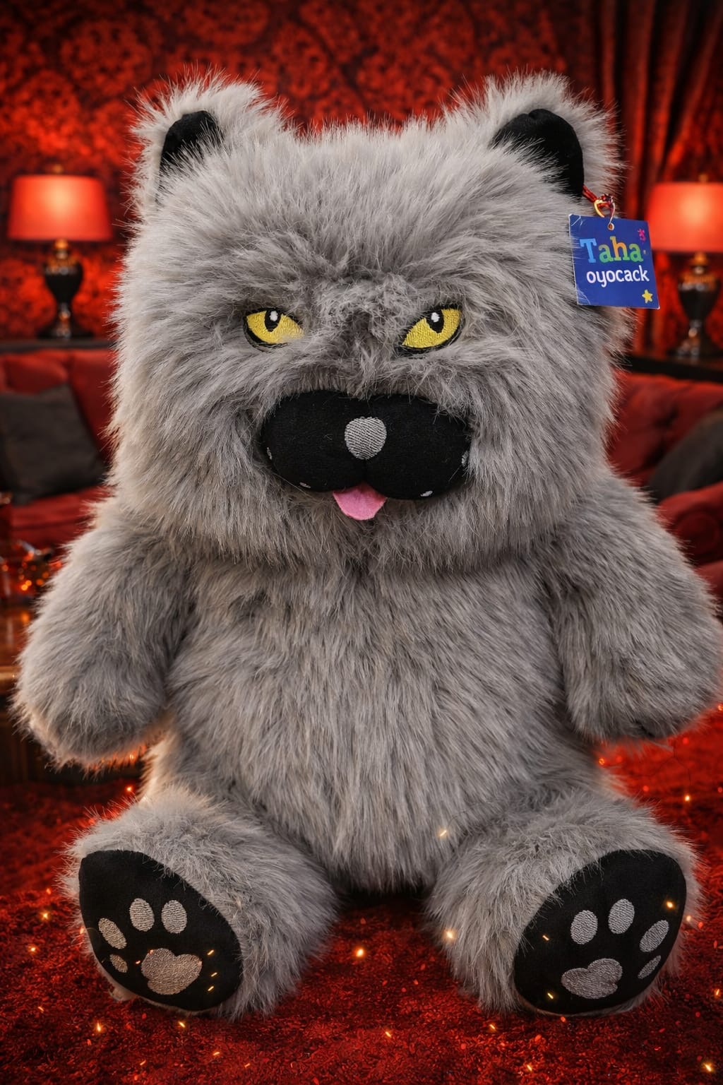 Kedi lüx kumaş iri tüylü 50 cm